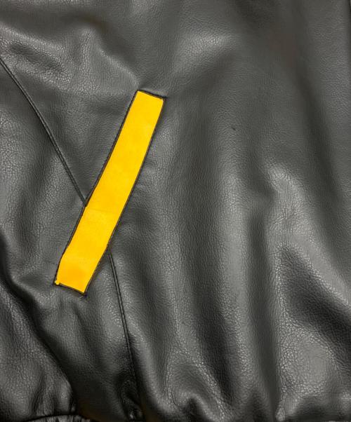 NFL（ナショナル・フットボール・リーグ）NFL (エヌエフエル) レザースタジャン ブラック サイズ:XLの古着・服飾アイテム