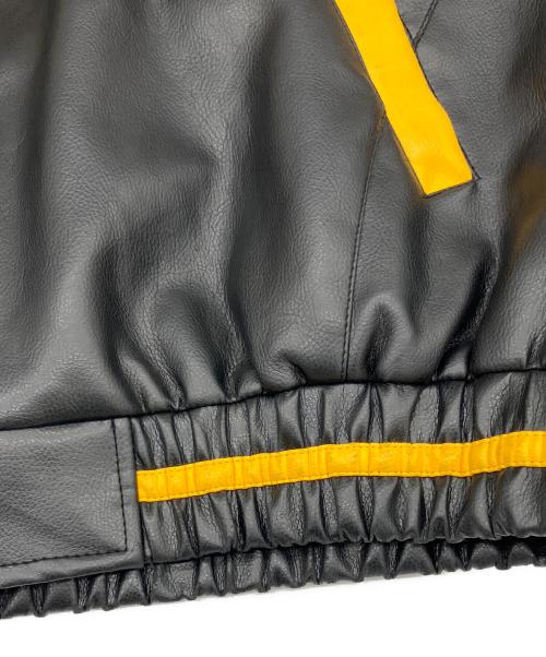 NFL（ナショナル・フットボール・リーグ）NFL (エヌエフエル) レザースタジャン ブラック サイズ:XLの古着・服飾アイテム