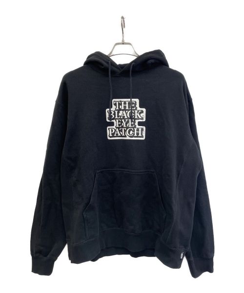 THE BLACK EYE PATCH（ブラックアイパッチ）THE BLACK EYE PATCH (ブラックアイパッチ) プルオーバーパーカー ブラック サイズ:Lの古着・服飾アイテム