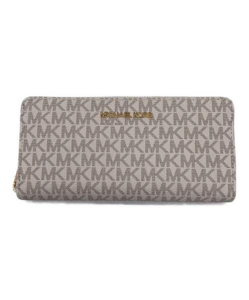 MICHAEL KORS（マイケル・コース）MICHAEL KORS (マイケルコース) 長財布 ベージュの古着・服飾アイテム