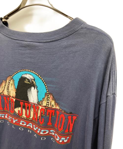 HARLEY-DAVIDSON（ハーレーダビッドソン）HARLEY-DAVIDSON (ハーレーダビッドソン) 長袖カットソー ネイビー サイズ:XLの古着・服飾アイテム