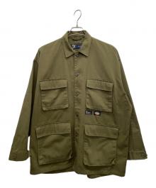 FAT×Dickies（エフエーティー×ディッキーズ）の古着「ワークジャケット」｜グリーン
