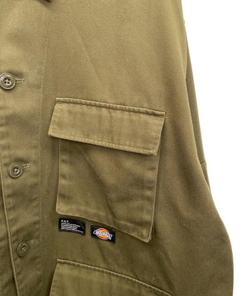 FAT（エフエーティー）FAT (エフエーティー) Dickies (ディッキーズ) ワークジャケット グリーン サイズ:SKINNYの古着・服飾アイテム