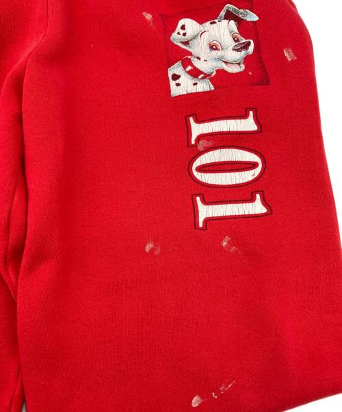 THE Disney Store（ザ ディズニー ストア）THE DISNEY STORE (ザ ディズニー ストア) スウェットパンツ レッド サイズ:Lの古着・服飾アイテム