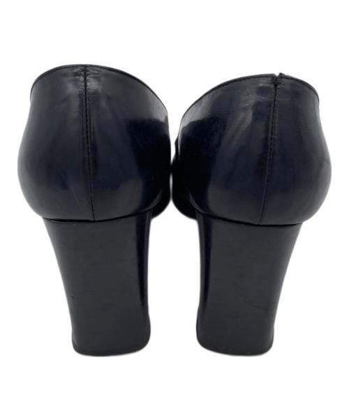 GUCCI（グッチ）GUCCI (グッチ) スクエアトゥーパンプス ブラック サイズ:35の古着・服飾アイテム