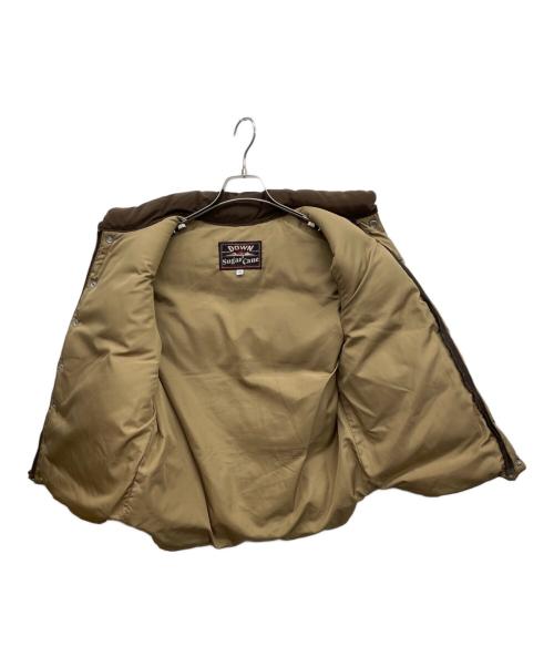 SUGAR CANE（シュガーケーン）SUGAR CANE (シュガーケーン) ダウンベスト ブラウン サイズ:Mの古着・服飾アイテム