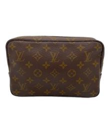 LOUIS VUITTON（ルイ ヴィトン）の古着「トゥルーストワレット28　コスメポーチ」｜ブラウン
