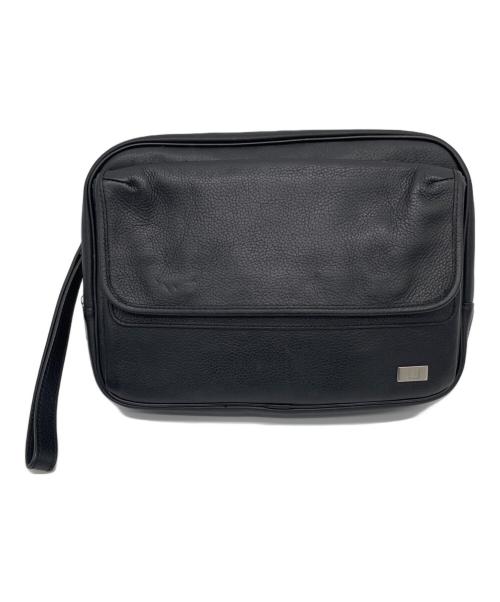 dunhill（ダンヒル）dunhill (ダンヒル) セカンドバッグ ブラックの古着・服飾アイテム