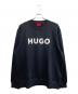 HUGO（ヒューゴ ボス）の古着「ロゴスウェット」｜ブラック
