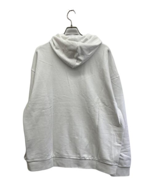 HUGO（ヒューゴ ボス）HUGO (ヒューゴ ボス) プルオーバーパーカー ホワイト サイズ:XXLの古着・服飾アイテム