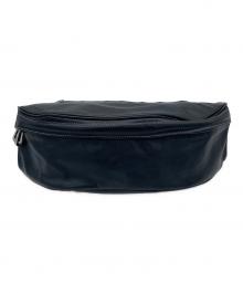 aniary（アニアリ）の古着「レザーボディーバッグ」｜モスグリーン