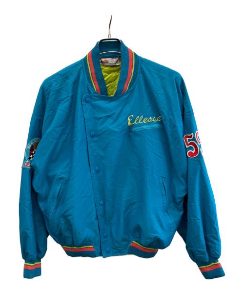 ellesse（エレッセ）ellesse (エレッセ) ヴィンテージブルゾン ブルー サイズ:Mの古着・服飾アイテム