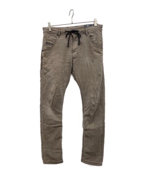 DIESEL（ディーゼル）DIESEL (ディーゼル) ジョグジーンズ ブラウン サイズ:30の古着・服飾アイテム