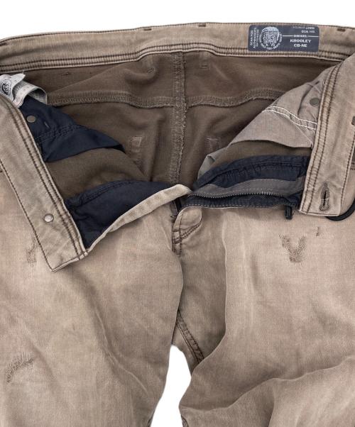 DIESEL（ディーゼル）DIESEL (ディーゼル) ジョグジーンズ ブラウン サイズ:30の古着・服飾アイテム