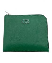 COACH（コーチ）の古着「3-IN-1Lジップウォレット」｜グリーン