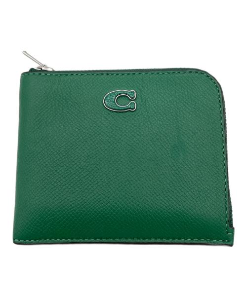 COACH（コーチ）COACH (コーチ) 3-IN-1Lジップウォレット グリーンの古着・服飾アイテム
