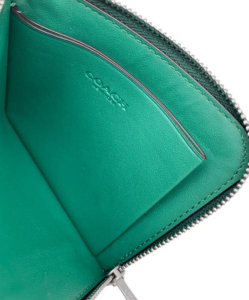 COACH（コーチ）COACH (コーチ) 3-IN-1Lジップウォレット グリーンの古着・服飾アイテム