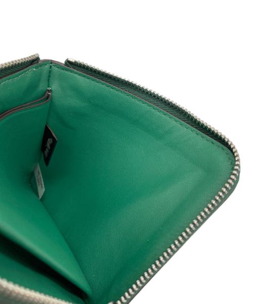 COACH（コーチ）COACH (コーチ) 3-IN-1Lジップウォレット グリーンの古着・服飾アイテム