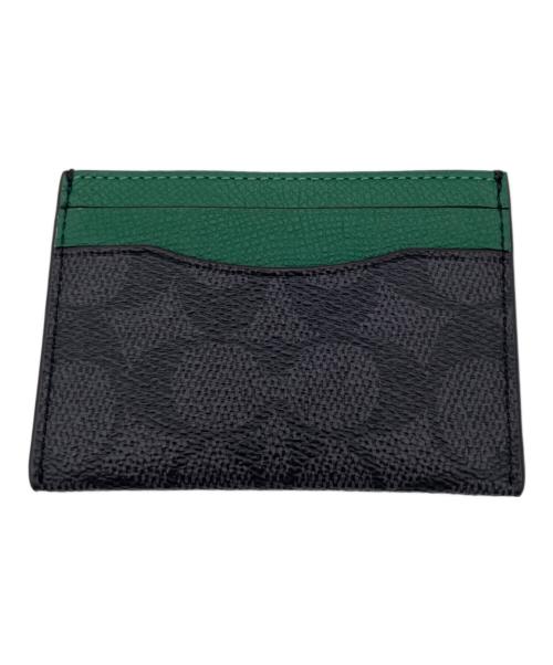 COACH（コーチ）COACH (コーチ) 3-IN-1Lジップウォレット グリーンの古着・服飾アイテム