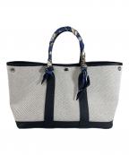 HERMESエルメス）の古着「トートバッグ/ガーデンパーティTPM」｜ライトグレー