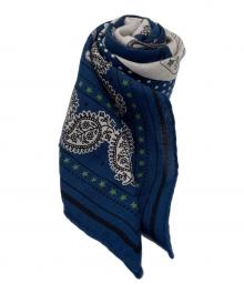 HERMES（エルメス）の古着「ショール」｜ネイビー