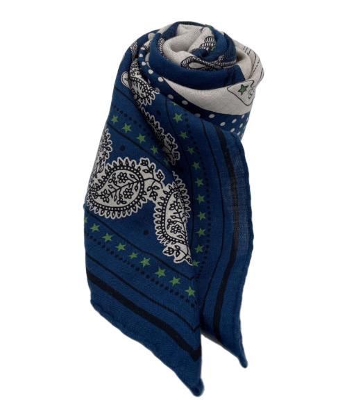 HERMES（エルメス）HERMES (エルメス) ショール ネイビーの古着・服飾アイテム