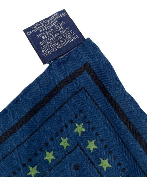 HERMES（エルメス）HERMES (エルメス) ショール ネイビーの古着・服飾アイテム