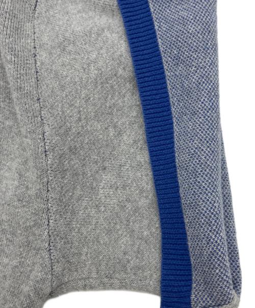 YOUNGER SONG（ヤンガーソング）Younger Song (ヤンガーソング) LSニットポロシャツ グレー サイズ:Mの古着・服飾アイテム