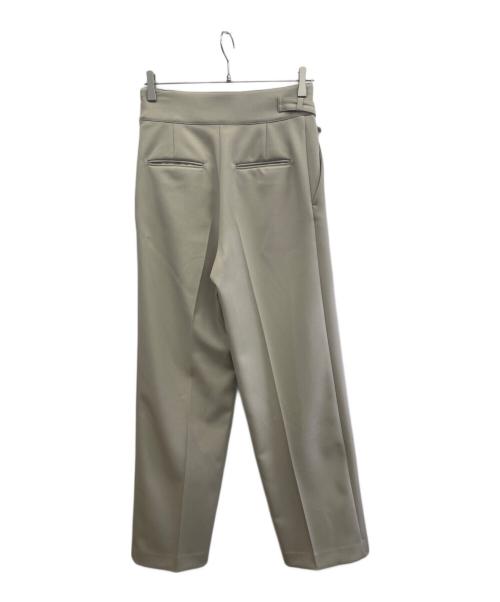 OHGA（オオガ）OHGA (オオガ) ベルテッドテーパードパンツ ベージュ サイズ:Mの古着・服飾アイテム