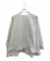 OHGA（オオガ）の古着「裾フリルブラウス」｜ホワイト