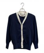 OHGAオオガ）の古着「アンサンブルカーディガン」｜ネイビー