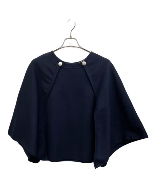 OHGA（オオガ）OHGA (オオガ) ケープニット ネイビー サイズ:Fの古着・服飾アイテム