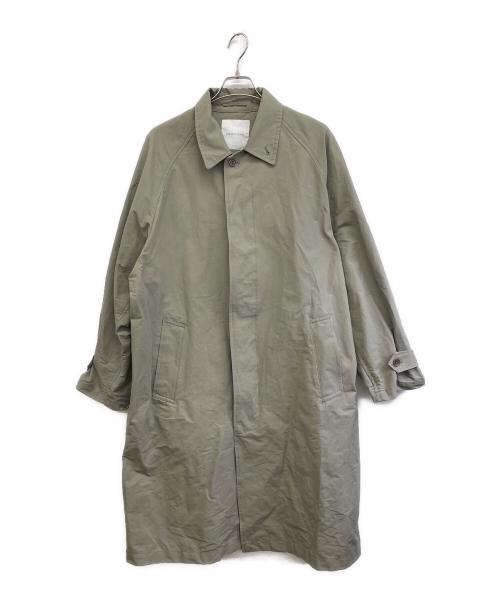 FREAK'S STORE（フリークスストア）FREAK'S STORE (フリークスストア) ステンカラーコート オリーブ サイズ:Lの古着・服飾アイテム