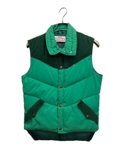 SKI LEVIS（スキーリーバイス）SKI LEVIS (スキーリーバイス) ダウンベスト グリーン サイズ:Sの古着・服飾アイテム