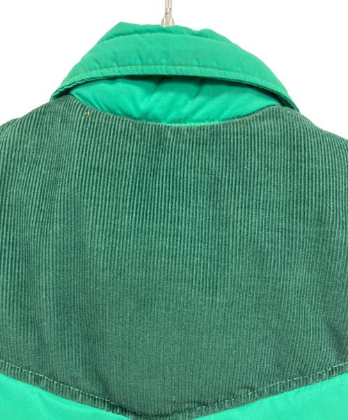 SKI LEVIS（スキーリーバイス）SKI LEVIS (スキーリーバイス) ダウンベスト グリーン サイズ:Sの古着・服飾アイテム