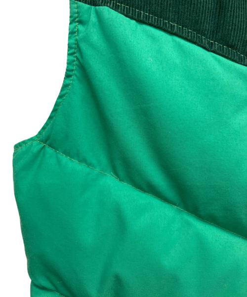 SKI LEVIS（スキーリーバイス）SKI LEVIS (スキーリーバイス) ダウンベスト グリーン サイズ:Sの古着・服飾アイテム