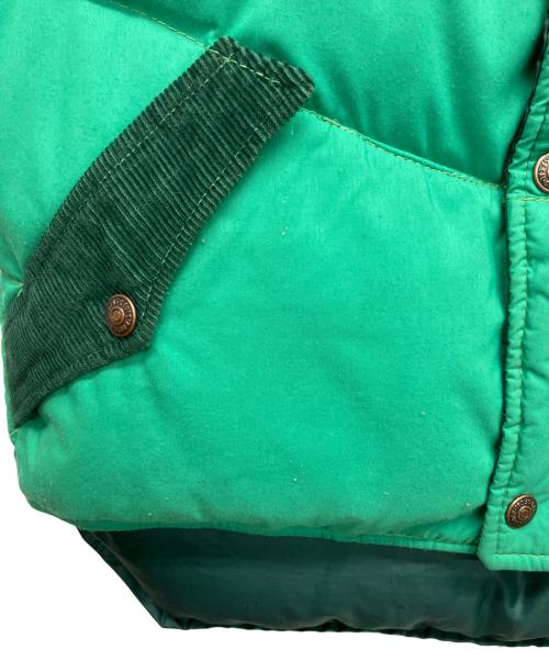 SKI LEVIS（スキーリーバイス）SKI LEVIS (スキーリーバイス) ダウンベスト グリーン サイズ:Sの古着・服飾アイテム