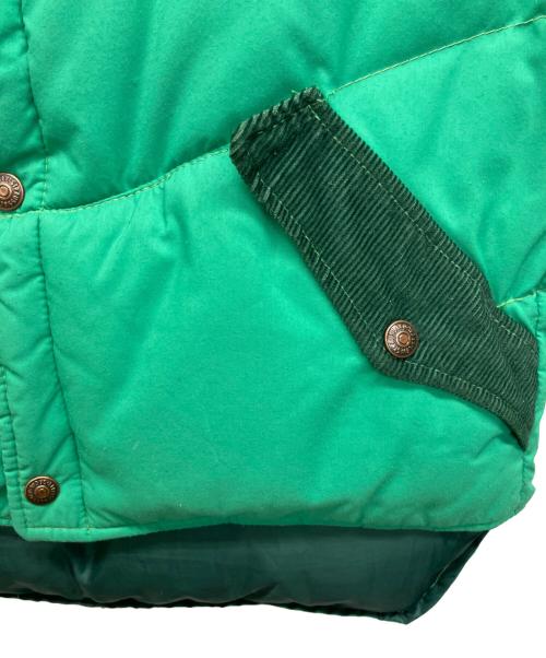 SKI LEVIS（スキーリーバイス）SKI LEVIS (スキーリーバイス) ダウンベスト グリーン サイズ:Sの古着・服飾アイテム