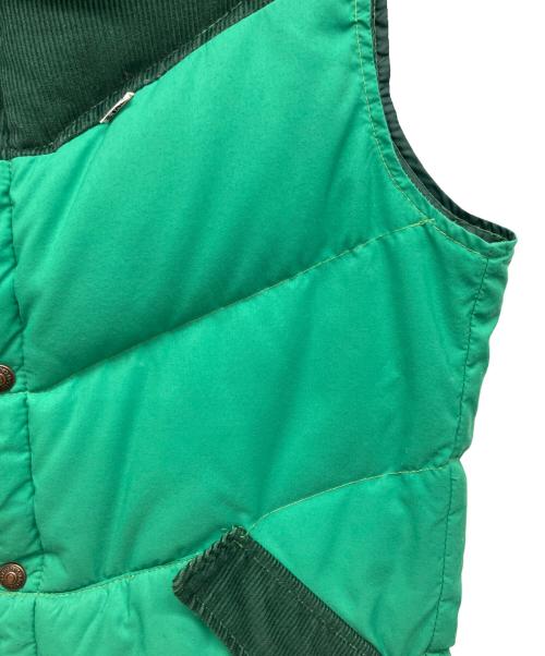SKI LEVIS（スキーリーバイス）SKI LEVIS (スキーリーバイス) ダウンベスト グリーン サイズ:Sの古着・服飾アイテム