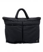 PORTERポーター）の古着「タンカー　ブリーフケース」｜ブラック