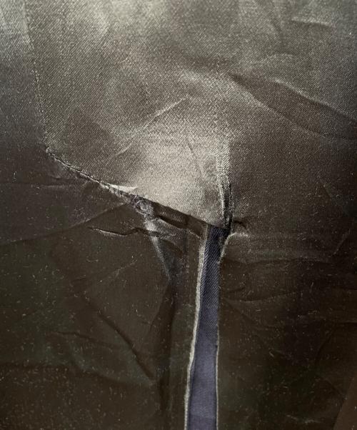 Aquascutum（アクアスキュータム）Aquascutum (アクアスキュータム) ウールステンカラーコート ネイビー サイズ:42の古着・服飾アイテム