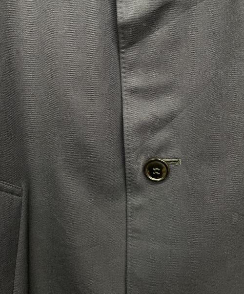 Aquascutum（アクアスキュータム）Aquascutum (アクアスキュータム) ウールステンカラーコート ネイビー サイズ:42の古着・服飾アイテム