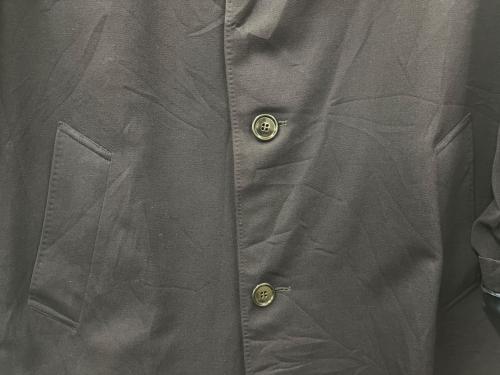 Aquascutum（アクアスキュータム）Aquascutum (アクアスキュータム) Aquascutum　ステンカラーウールコート ネイビー サイズ:44Tallの古着・服飾アイテム