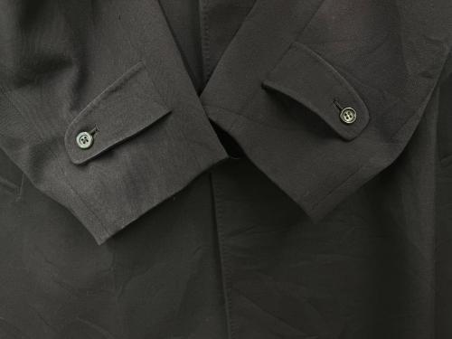 Aquascutum（アクアスキュータム）Aquascutum (アクアスキュータム) Aquascutum　ステンカラーウールコート ネイビー サイズ:44Tallの古着・服飾アイテム
