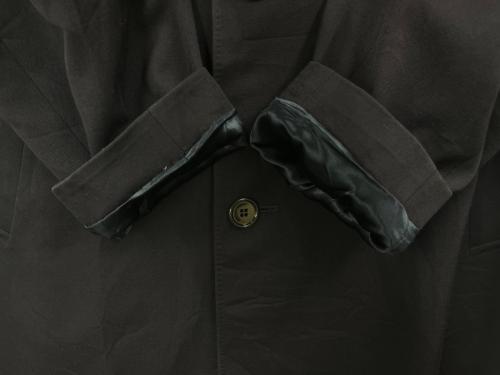 Aquascutum（アクアスキュータム）Aquascutum (アクアスキュータム) Aquascutum　ステンカラーウールコート ネイビー サイズ:44Tallの古着・服飾アイテム