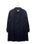 Aquascutum（アクアスキュータム）の古着「Aquascutum　ステンカラーウールコート」｜ネイビー