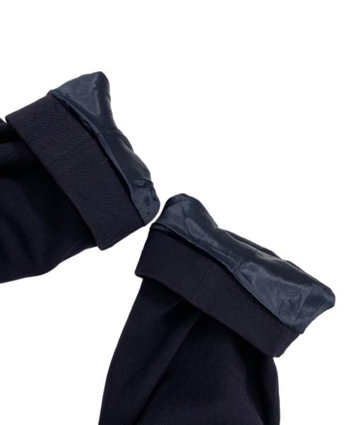 Aquascutum（アクアスキュータム）Aquascutum (アクアスキュータム) ステンカラーウールコート ネイビー サイズ:44Tallの古着・服飾アイテム