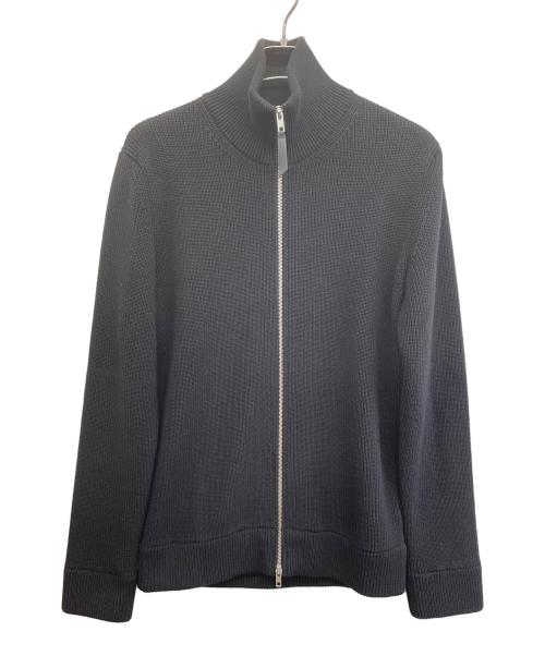 Maison Margiela（メゾンマルジェラ）Maison Margiela (メゾンマルジェラ) コットンウール7ゲージドライバーズニット ブラック サイズ:Sの古着・服飾アイテム