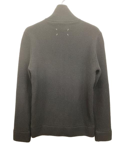 Maison Margiela（メゾンマルジェラ）Maison Margiela (メゾンマルジェラ) コットンウール7ゲージドライバーズニット ブラック サイズ:Sの古着・服飾アイテム