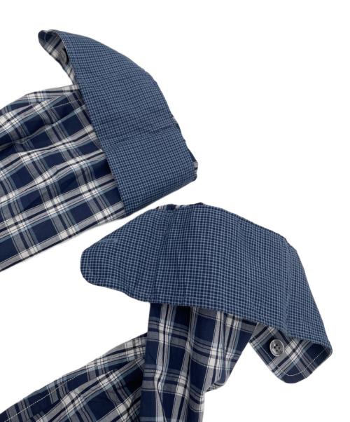 MICHAEL KORS（マイケル・コース）MICHAEL KORS (マイケル・コース) チェックシャツ ネイビー サイズ:Lの古着・服飾アイテム